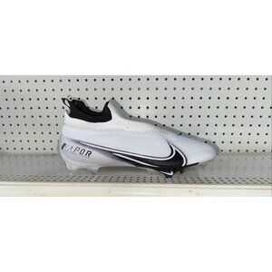 Nike Vapor Edge Elite 360 Flyknit Mens Football Cleats Size 13 White Black